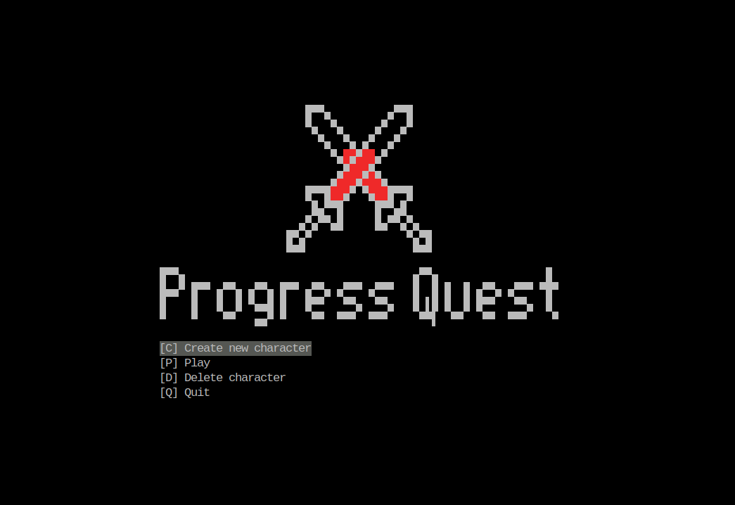 Progress Quest: the CLI edition